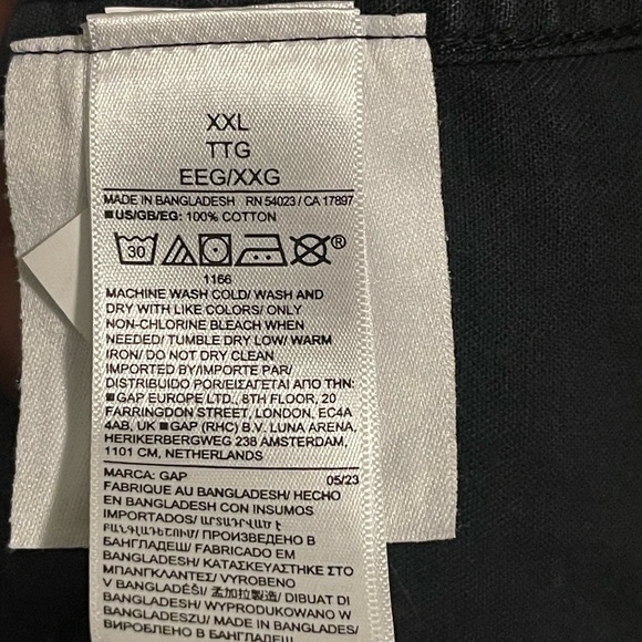 Denim Western Shirt in Slim Fit (2XL) - Picture 4 of 6